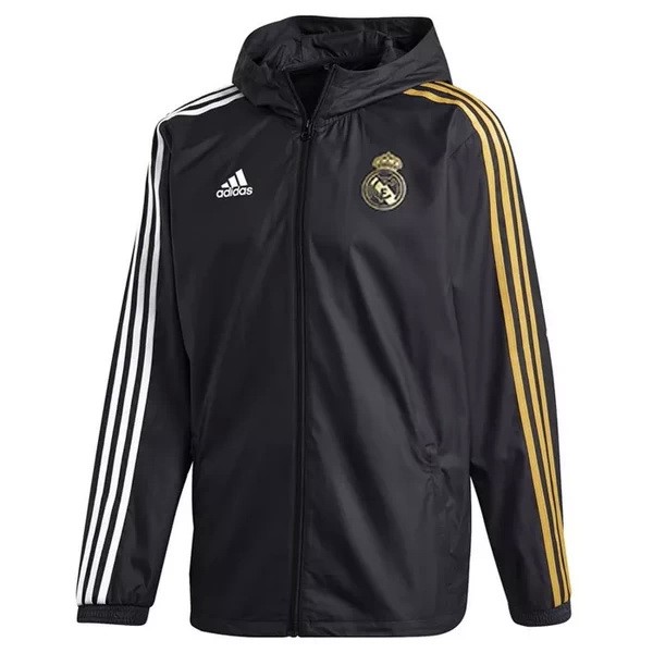 Rompevientos Real Madrid 2020-21 Negro Amarillo